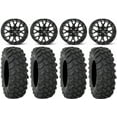 thumbnail image 1 of ITP Hurricane 14" Wheels Black 27" XTR370 Tires Can-Am Commander Maverick Renegade Outlander Defender, 1 of 5