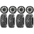 thumbnail image 1 of ITP Hurricane 14" Wheels Black 28" Bear Claw HTR Tires Kawasaki Teryx Mule, 1 of 4