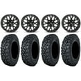 thumbnail image 1 of ITP Hurricane 14" Wheels Black 28" Klever X/T Tires Honda Foreman Rancher SRA, 1 of 4