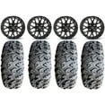 thumbnail image 1 of ITP Hurricane 14" Wheels Black 28" MotoClaw Tires Kawasaki Mule Pro FXT, 1 of 4