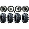 thumbnail image 1 of ITP Hurricane 14" Wheels Black 28" Vampire II Tires Honda Pioneer, 1 of 4