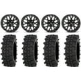 thumbnail image 1 of ITP Hurricane 14" Wheels Black 30" ACP Tires Kawasaki Teryx Mule, 1 of 4