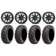 thumbnail image 1 of ITP Hurricane 14" Wheels Black 30" Reptile Tires Honda Rincon Yamaha Rhino Kawasaki Brute Force Suzuki KingQuad, 1 of 4