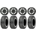 thumbnail image 1 of ITP Hurricane 14" Wheels Black 30" Roxxzilla 396 Tires Yamaha Viking Wolverine YXZ1000R CFMoto ZForce 950 UForce 1000, 1 of 4