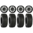 thumbnail image 1 of ITP Hurricane 14" Wheels Black 30" XC450 Tires Can-Am Commander Maverick Renegade Outlander Defender, 1 of 4