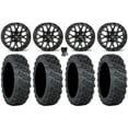 thumbnail image 1 of ITP Hurricane 14" Wheels Black 32" Versa Cross V3 Tires Yamaha Viking Wolverine YXZ1000R CFMoto ZForce 950 UForce 1000, 1 of 4