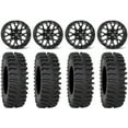 thumbnail image 1 of ITP Hurricane 14" Wheels Black 32" XT400 Tires Polaris RZR XP 1000 / PRO XP / Ranger XP 900/1000, 1 of 4