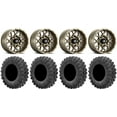 thumbnail image 1 of ITP Hurricane 14" Wheels Bronze 27" MotoRavage Tires Honda Rincon Yamaha Rhino Kawasaki Brute Force Suzuki KingQuad, 1 of 4