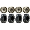 thumbnail image 1 of ITP Hurricane 14" Wheels Bronze 29.5" Terminator Tires Can-Am Commander Maverick Renegade Outlander Defender, 1 of 4