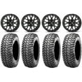 thumbnail image 1 of ITP Hurricane 15" Wheels Black 29" Liberty Tires Yamaha Viking Wolverine YXZ1000R, 1 of 4