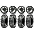 thumbnail image 1 of ITP Hurricane 15" Wheels Black 32" Roxxzilla 396 Tires Kawasaki Teryx Mule, 1 of 4