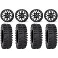 thumbnail image 1 of ITP Hurricane 15" Wheels Black 32" XT400 Tires Can-Am Commander Maverick Renegade Outlander Defender, 1 of 4