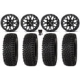 thumbnail image 1 of ITP Hurricane 15" Wheels Black 33" Roctane STX Tires Can-Am Maverick X3 / Honda Pioneer 1000 / Talon, 1 of 4