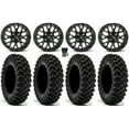 thumbnail image 1 of ITP Hurricane 15" Wheels Black 35" Warrior XT Tires Can-Am Maverick X3 / Honda Pioneer 1000 / Talon, 1 of 4