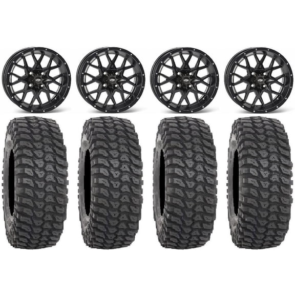 ITP Hurricane 15" Wheels Black 35" XCR350 Tires Polaris RZR XP 1000 / PRO XP / Ranger XP 900/1000
