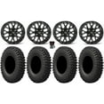 thumbnail image 1 of ITP Hurricane 15" Wheels Black 37" MotoCrusher Tires Sportsman RZR Ranger, 1 of 4