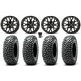 thumbnail image 1 of ITP Hurricane 15" Wheels Black 37" RocScraper Tires Can-Am Maverick X3 / Honda Pioneer 1000 / Talon, 1 of 4