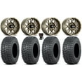 thumbnail image 1 of ITP Hurricane 15" Wheels Bronze 32" Terra Hook Tires Kawasaki Teryx Mule, 1 of 4