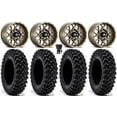 thumbnail image 1 of ITP Hurricane 15" Wheels Bronze 32" Warrior XT Tires Can-Am Maverick X3 / Honda Pioneer 1000 / Talon, 1 of 4
