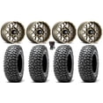 thumbnail image 1 of ITP Hurricane 15" Wheels Bronze 37" RocScraper Tires Kawasaki Teryx Mule, 1 of 4