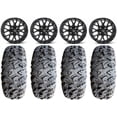 thumbnail image 1 of ITP Hurricane 16" Wheels Black 29" MotoClaw Tires Kawasaki Mule Pro FXT, 1 of 4