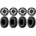 thumbnail image 1 of ITP Hurricane 16" Wheels Black 30" MotoRavage XL Tires Sportsman RZR Ranger, 1 of 4