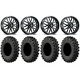 thumbnail image 1 of ITP Hurricane 18" Wheels Black 40" MotoRavage XL Tires Kawasaki Teryx Mule, 1 of 4