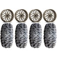 thumbnail image 1 of ITP Hurricane 18" Wheels Bronze 33" MotoClaw Tires Kawasaki Teryx Mule, 1 of 4