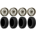 thumbnail image 1 of ITP Hurricane 18" Wheels Bronze 33" MotoHammer Tires Can-Am Maverick X3 / Honda Pioneer 1000 / Talon, 1 of 4