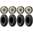 thumbnail image 1 of ITP Hurricane 18" Wheels Bronze 37" MotoRally Tires Sportsman RZR Ranger, 1 of 4