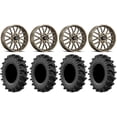 thumbnail image 1 of ITP Hurricane 20" Wheels Bronze 33" MotoSlayer Tires Can-Am Maverick X3 / Honda Pioneer 1000 / Talon, 1 of 4