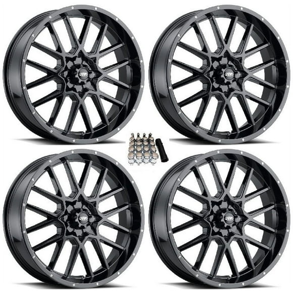 ITP Hurricane UTV Wheels/Rims Gloss Black 20" Polaris RZR 1000 XP / Ranger XP 900/1000