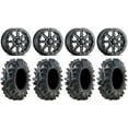 thumbnail image 1 of ITP Inertia Bdlk 14" Wheels Bk +40mm 26.5" Terminator Tires Sportsman RZR Ranger, 1 of 4