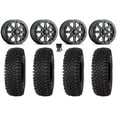 thumbnail image 1 of ITP Inertia Bdlk 14" Wheels Bk +40mm 27" Roctane ST Tires Sportsman RZR Ranger, 1 of 4