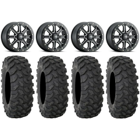 ITP Inertia Bdlk 14" Wheels Bk +40mm 27" XTR370 Tires Sportsman5508501000