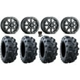 thumbnail image 1 of ITP Inertia Bdlk 14" Wheels Bk +40mm 28" Vampire II Tires Sportsman RZR Ranger, 1 of 4