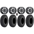 thumbnail image 1 of ITP Inertia Bdlk 14" Wheels Bk +40mm 28" Warrior AT Tires Sportsman5508501000, 1 of 4