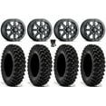 thumbnail image 1 of ITP Inertia Bdlk 14" Wheels Bk +40mm 28" Warrior XT Tires Sportsman RZR Ranger, 1 of 4