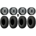 thumbnail image 1 of ITP Inertia Bdlk 15" Wheels Bk +40mm 35" MotoCrusher Tires Sportsman RZR Ranger, 1 of 4