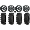 thumbnail image 1 of ITP Inertia Beadlock 14" Wheels Bk +40mm 27" ACP Tires Sportsman RZR Ranger, 1 of 4