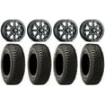 thumbnail image 1 of ITP Inertia Beadlock 14" Wheels Bk +40mm 30" BFG KM3 Tires Kawasaki Teryx Mule, 1 of 4