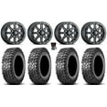 thumbnail image 1 of ITP Inertia Beadlock 14" Wheels Bk +40mm 30" Predator Tires Sportsman RZR Ranger, 1 of 4