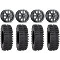 thumbnail image 1 of ITP Inertia Beadlock 14" Wheels Bk +40mm 32" XT400 Tires Kawasaki Mule Pro FXT, 1 of 4