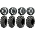 thumbnail image 1 of ITP Inertia Beadlock 14" Wheels Black +40mm 27" Mud Lite XL Tires Can-Am Commander Maverick Renegade Outlander Defender, 1 of 4