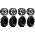 thumbnail image 1 of ITP Inertia Beadlock 14" Wheels Black +40mm 28" Intimidator Tires Can-Am Commander Maverick Renegade Outlander Defender, 1 of 4