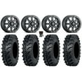 thumbnail image 1 of ITP Inertia Beadlock 14" Wheels Black +40mm 28" MT911 Tires Can-Am Commander Maverick Renegade Outlander Defender, 1 of 4