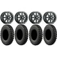thumbnail image 1 of ITP Inertia Beadlock 14" Wheels Black +40mm 28" MotoRally Tires Polaris RZR XP 1000 / PRO XP / Ranger XP 900/1000, 1 of 4