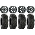 thumbnail image 1 of ITP Inertia Beadlock 14" Wheels Black +40mm 28" XC450 Tires Can-Am Commander Maverick Renegade Outlander Defender, 1 of 4