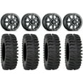 thumbnail image 1 of ITP Inertia Beadlock 14" Wheels Black +40mm 28" XT400 Tires Sportsman RZR Ranger, 1 of 4