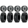 thumbnail image 1 of ITP Inertia Beadlock 14" Wheels Black +40mm 30" Mud Lite II Tires Polaris RZR XP 1000 / PRO XP / Ranger XP 900/1000, 1 of 4